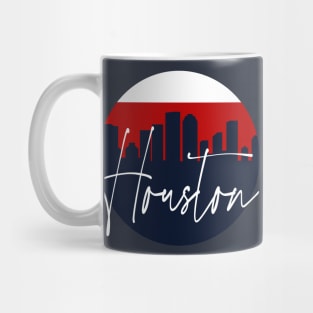 Houston Skyline Football Colors Mug